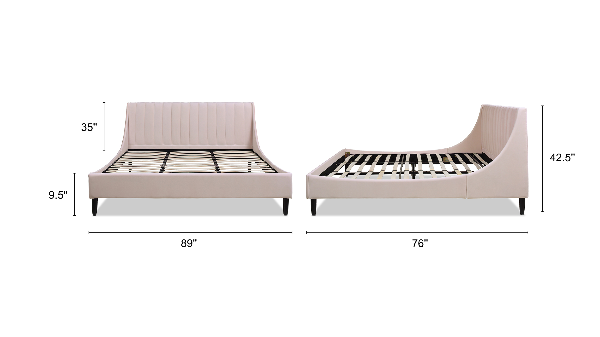 Aspen Upholstered Platform Bed Aspen Upholstered Platform Bed