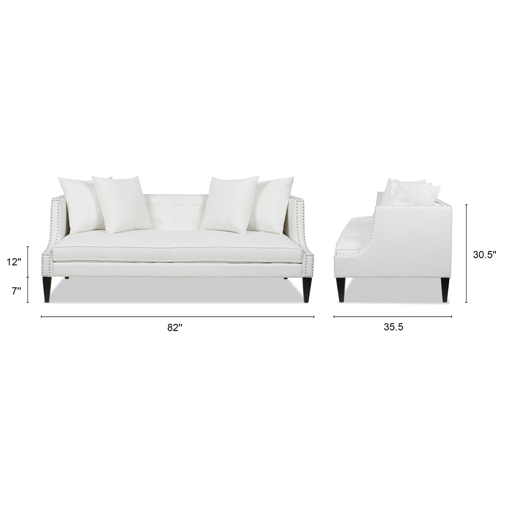 Caroline Recessed Tuxedo Sofa Caroline Recessed Tuxedo Sofa