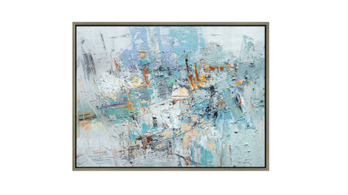 Swim 油絵 oil painting 絵画 原画 abstract