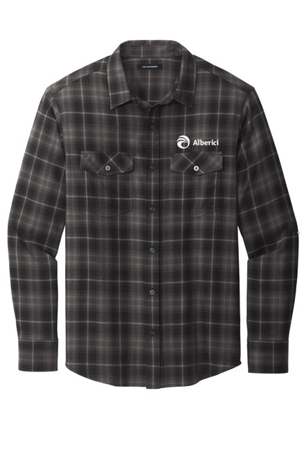 Port Authority® Long Sleeve Ombre Plaid Shirt