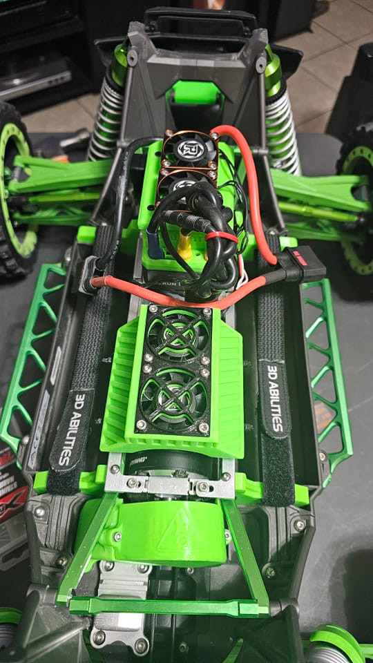 Battery Hold Down Mounts / Kevlar Straps - Compatible w/ Traxxas X