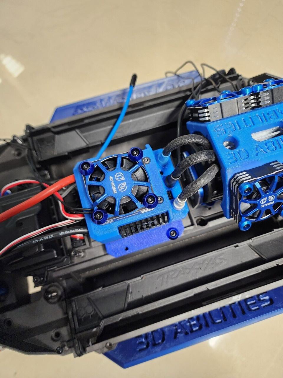 Max6g1 ESC Fan Shroud (1x40mm) W/ Heat Inserts