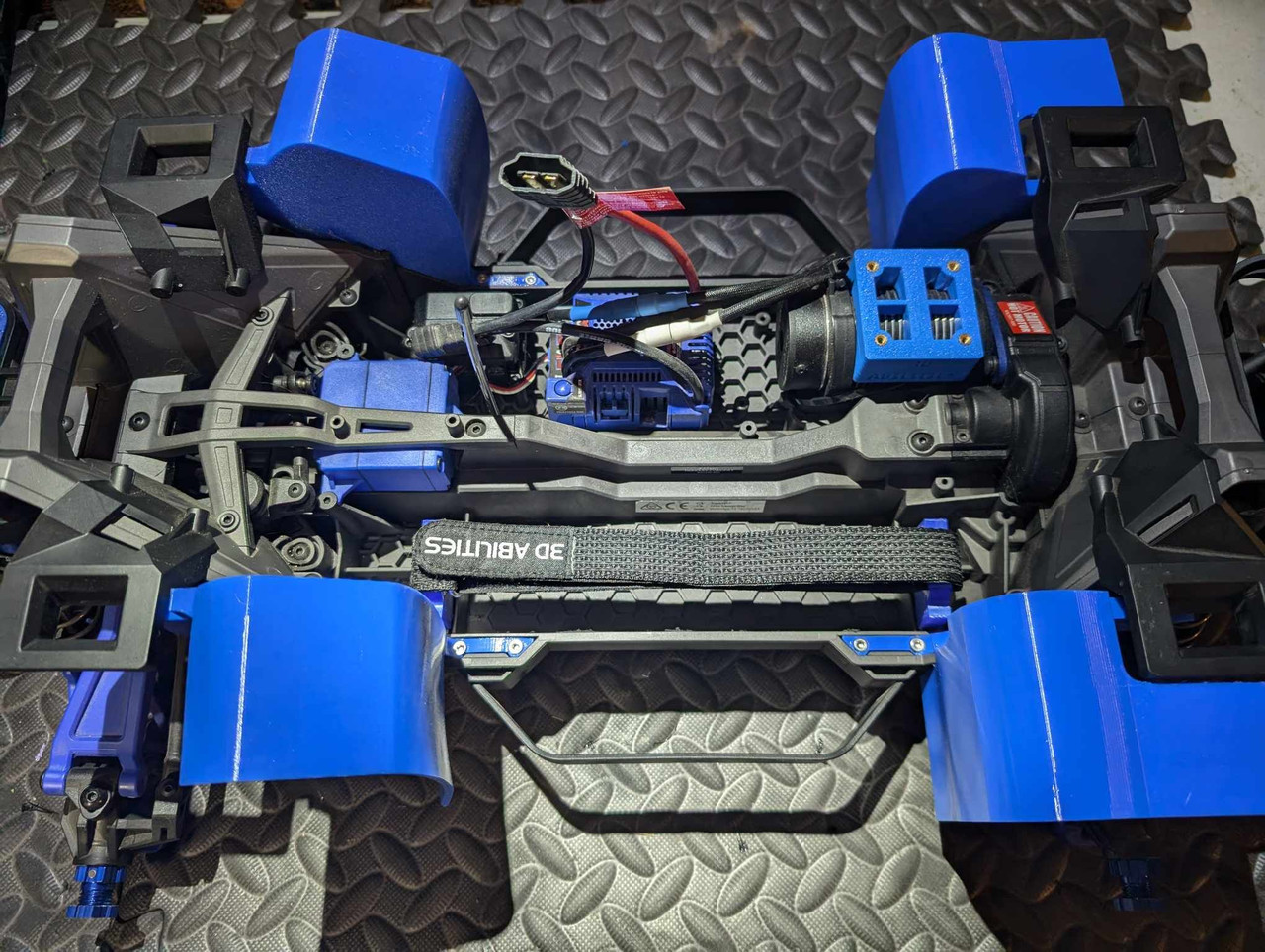 Levigo RC Front & Rear Mudguard Für 1/18 Traxxas TRX-4M Defender - Nylon Schutzbleche, Schwarz, 2-teilig