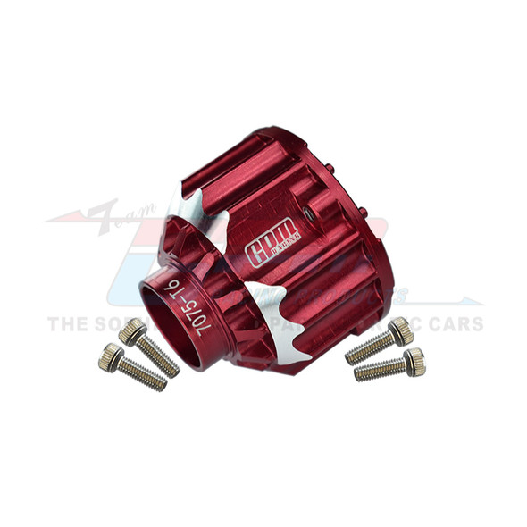 Front & Rear Diff Case - Single (7075-T6) - Compatible w/ Traxxas X-M /  XRT / Sandcar