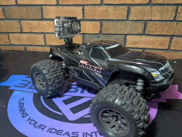 Go Pro Mount - Compatible w/ Traxxas Mini Maxx