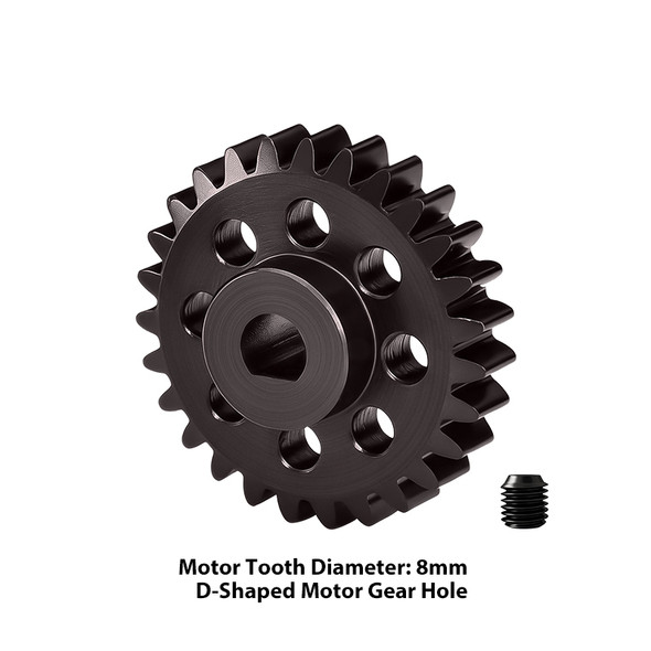 Mod 1.5 Pinion Gear (27T) - 8mm Bore - Compatible w/ Traxxas X-Maxx & XRT