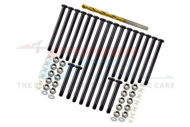 Front & Rear Suspension Pins (Complete Set) - Compatible w/ X-Maxx & XRT
