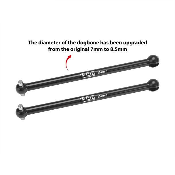 CVD Driveshafts (F/R) - Compatible w/ Losi 5IVE 3.0