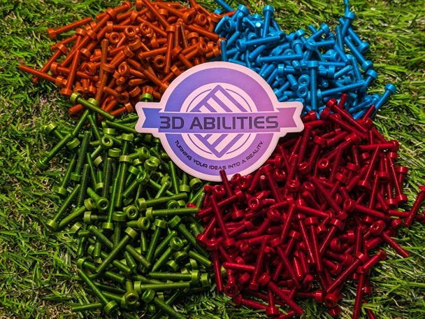 High-Strength Socket Head Screws (Beadlock Rings), 7075 Aluminum & Steel