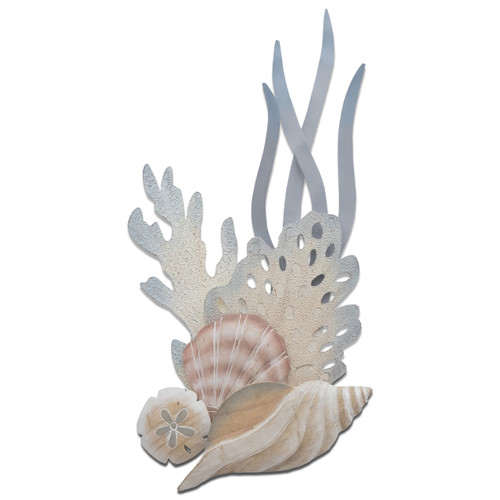 Shell Reef Tulip Vertical Wall Art CW469 Shell Reef Tulip Vertical Wall Art CW469