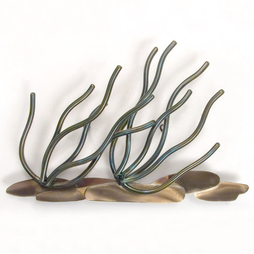 Soft Coral Branches - Metal Wall Art