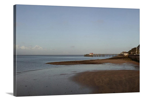 Distant Pier Canvas Wrap - David Lawrence Photography