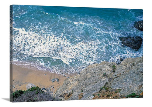 Pacific Coast Beach Canvas Wrap - David Lawrence Photography