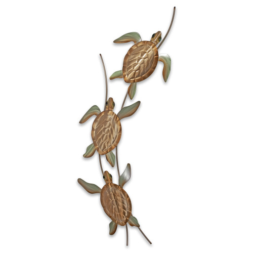 Metal Wall Art Three Turtles CO171