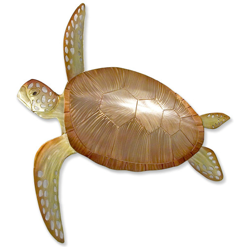 Sea Turtle Single Metal Wall Art MM131 Sea Turtle Single Metal Wall Art MM131