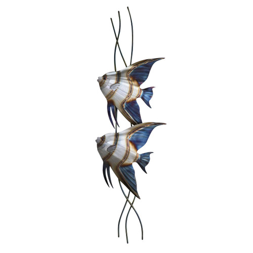 Angel Fish Pair Vertical Facing Left CO148LB Angel Fish Pair Vertical Facing Left CO148LB