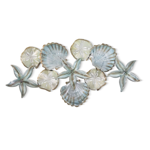 Shell Array Metal Wall Art CO182 Shell Array Metal Wall Art CO182