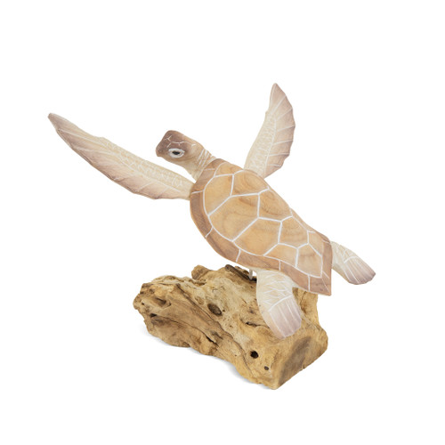 Medium Turtle on Base - Soft Natural C290