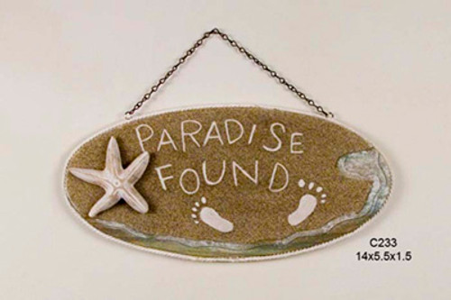 Paradise Found Wall Sign