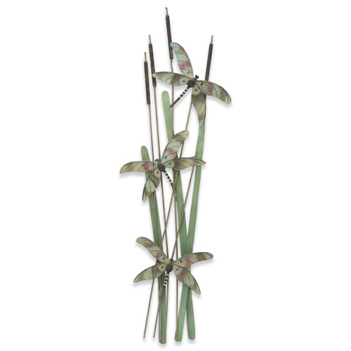 Cattails with Dragonflies Metal Wall Art CA274 Cattails with Dragonflies Metal Wall Art CA274