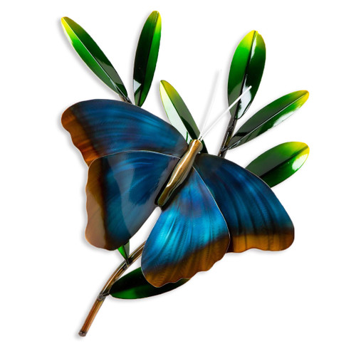 Butterfly on a Branch Outdoor Wall Art MM043 Butterfly on a Branch Outdoor Wall Art MM043