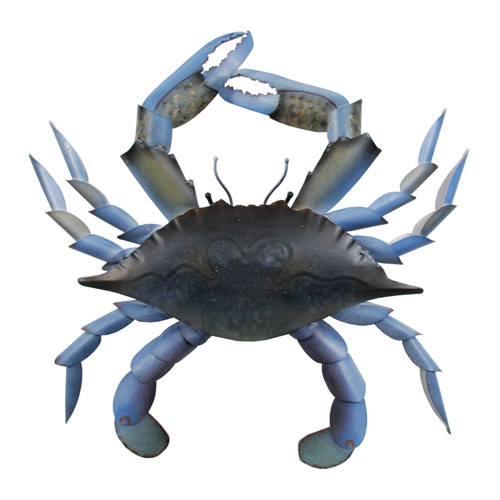 Blue Crab Metal Wall Art CA799