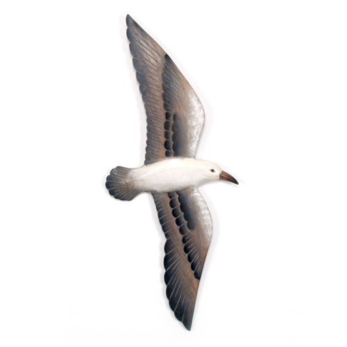 Seagull Flying Wood Wall Art C030