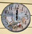 Beach Chair Wall Clock 13.5"