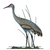 Sandhill Crane Metal Wall Art - MM175