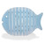 Fish Table Folding Light Blue B135B