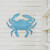 Crab Aqua Metal Wall Art CA040Q