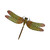 Large Stainless Dragonfly, Wall Sculpture MM097