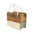 Flower Bag Square Med Boat Wood B302