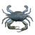 Giant Blue Crab Metal Wall Art CA797