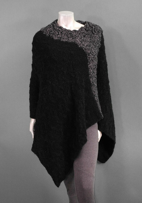 Shupaca Baby Alpaca Shawl - Boucle - Night