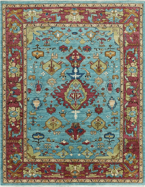 Hand Woven Wool Iranian Tribal Rug