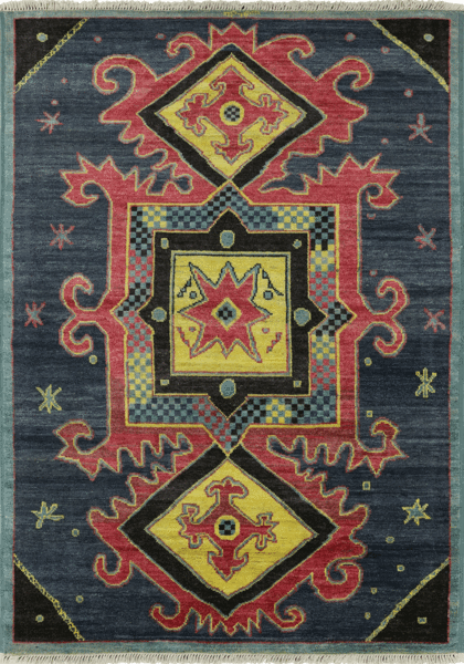 Tufenkian Contemporary Color Block Wool Area Rug