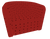 Red Single Seated Sofa