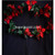 Giltter Poinsettia Garland - 1
