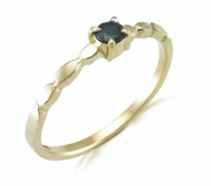 Remodel - Diamond & Sapphire gold ring