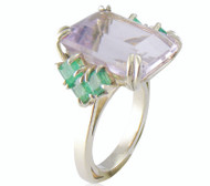 Remodel - Topaz & Emerald Cocktail Ring