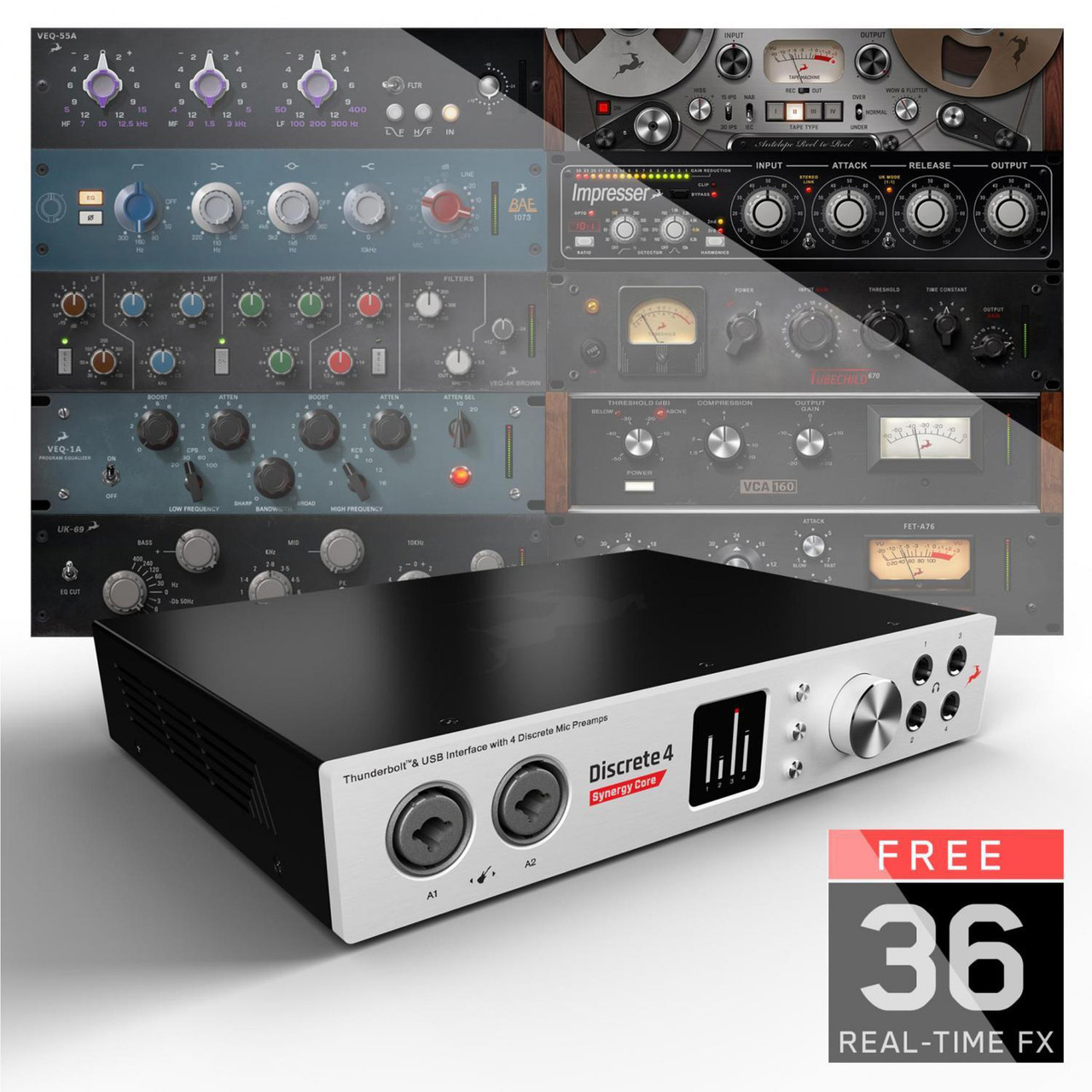 Antelope Discrete 4 Synergy Core Audio Interface | FrontEndAudio.com