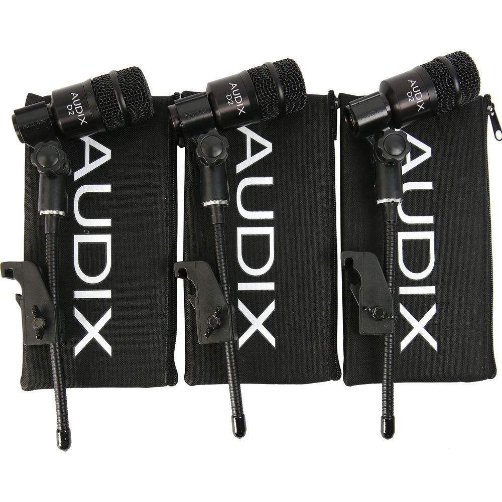 Audix D2 Trio Microphone Pack | FrontEndAudio.com