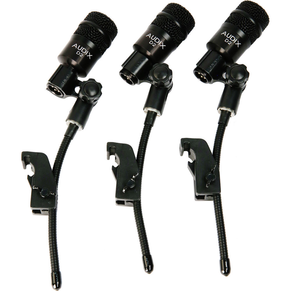 Audix D2 Trio Microphone Pack | FrontEndAudio.com