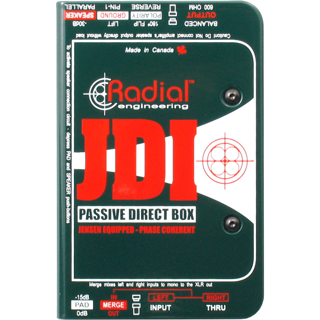 Radial JDI Passive Direct Box | FrontEndAudio.com