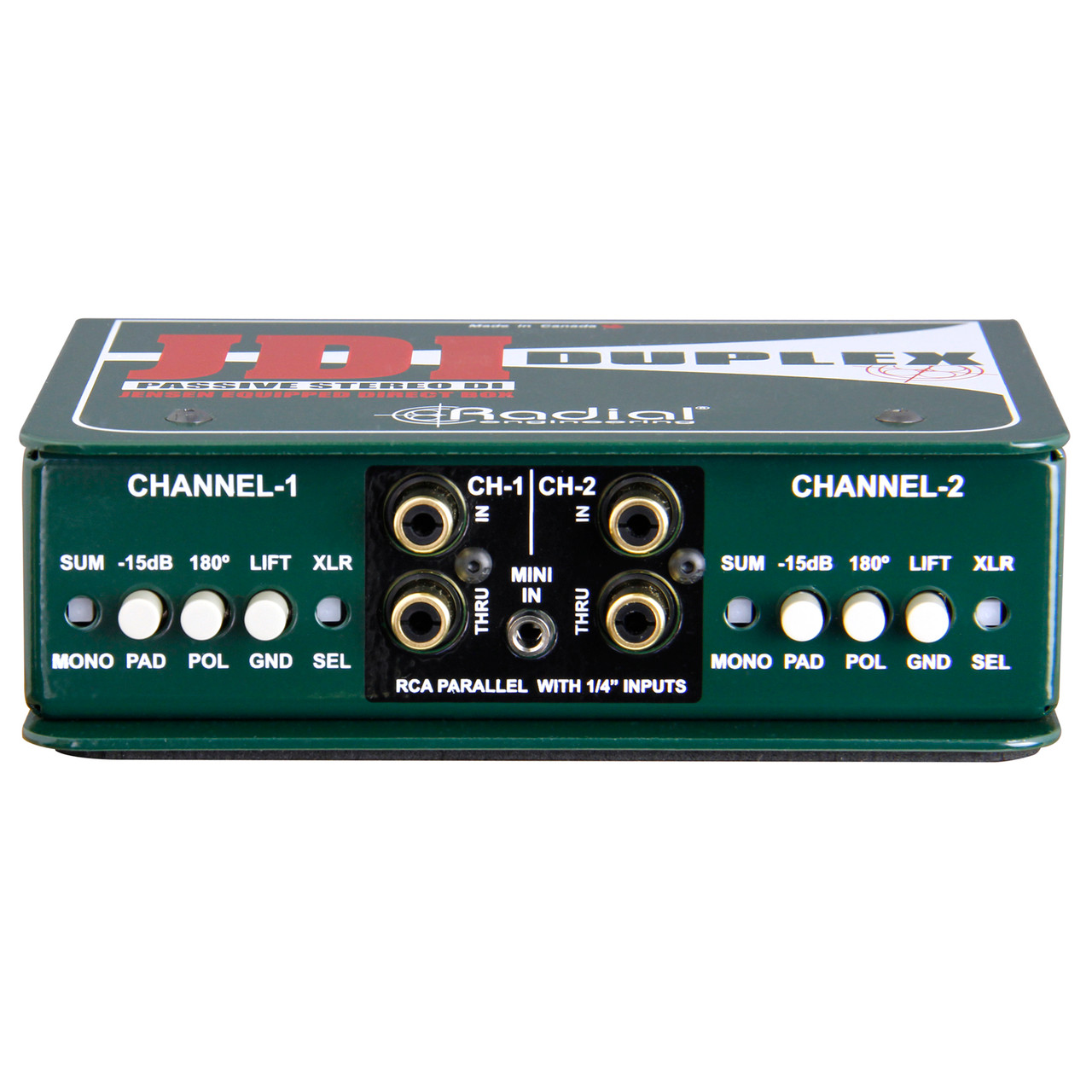 Radial JDI Duplex Passive Direct Box | FrontEndAudio.com