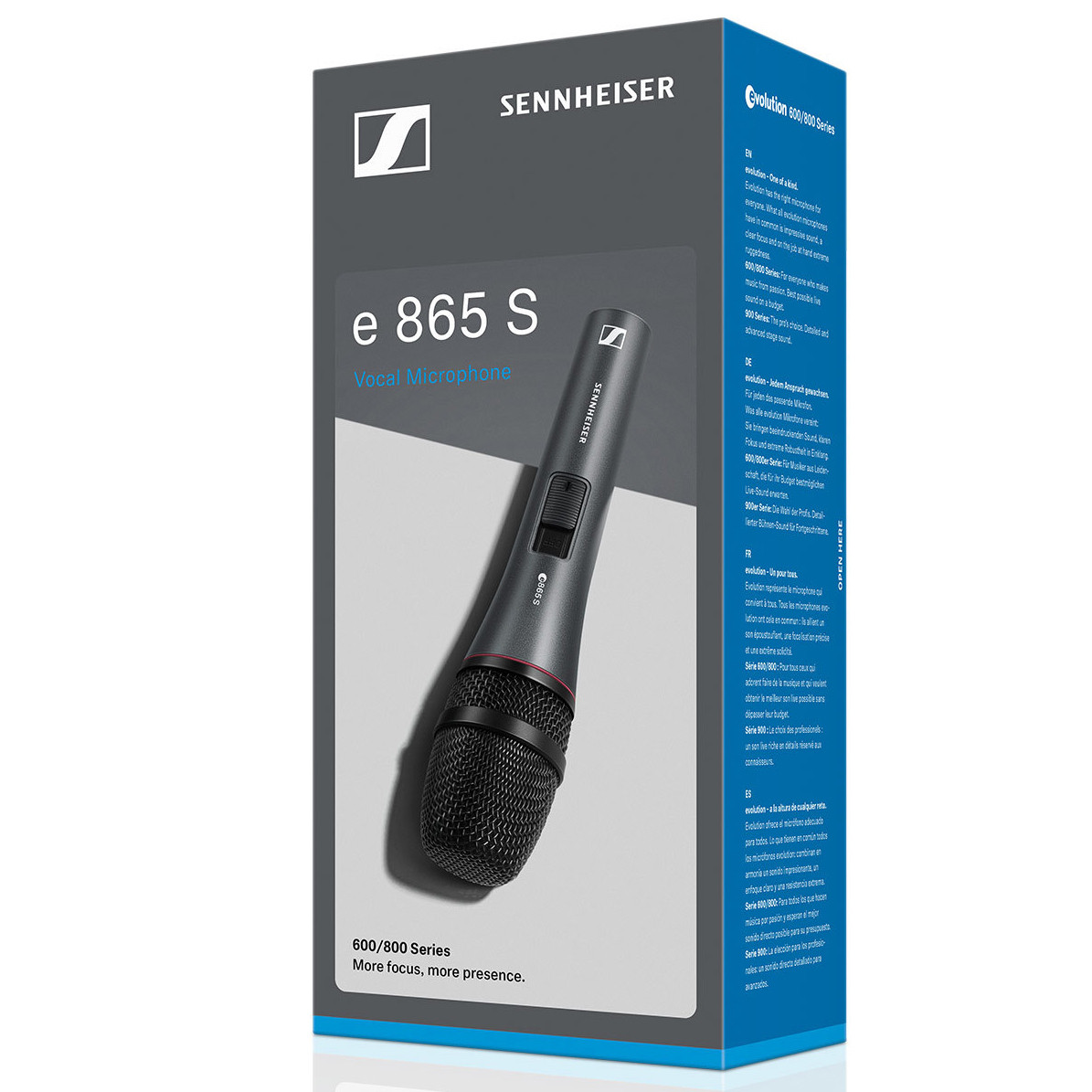 Sennheiser e865-S Handheld Condenser Microphone | FrontEndAudio.com