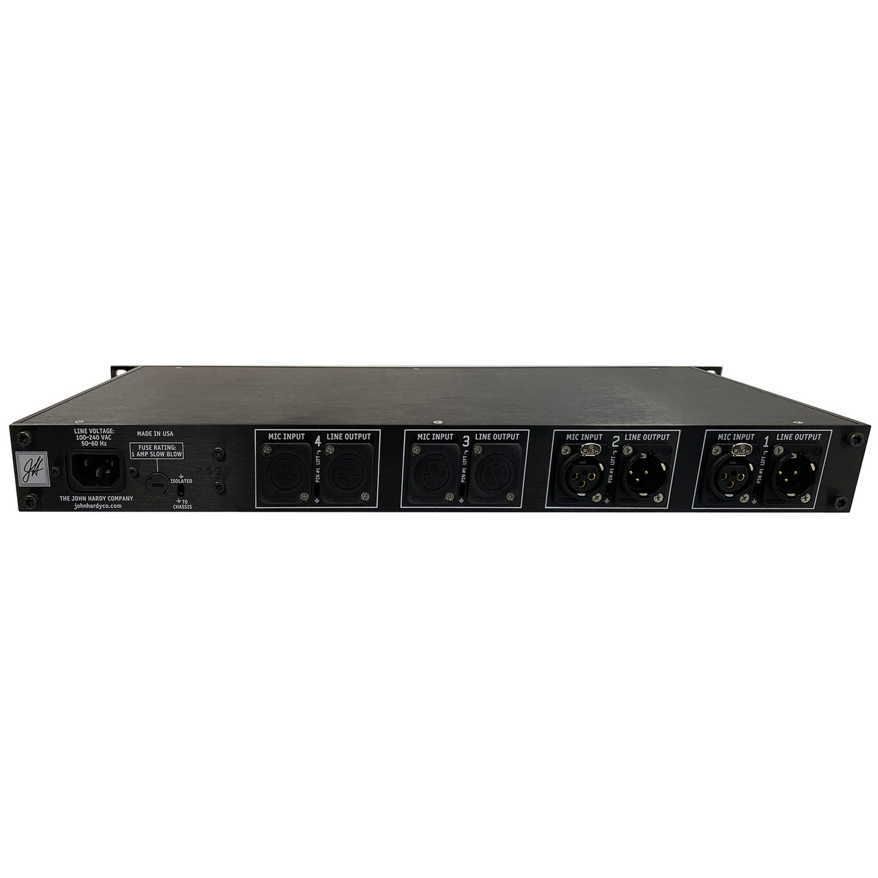 John Hardy M-1 2-Channel Microphone Preamp | FrontEndAudio.com