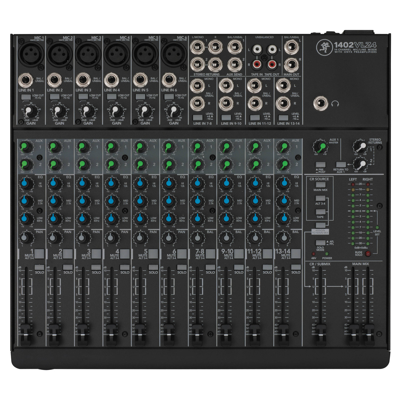 Mackie 1402-VLZ4 14-Channel Mixer | FrontEndAudio.com