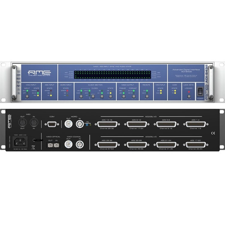 RME ADI-6432 フォーマットコンバータ RME ADI-6432 Format Converter | FrontEndAudio.com